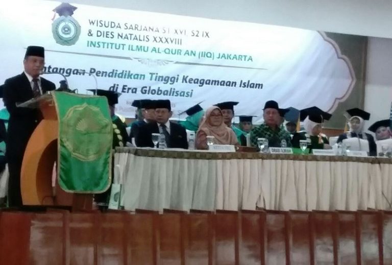 Wisuda IIQ: Kemenag Mimpikan Pendidikan Tinggi Khusus Al-Quran yang Terintegrasi