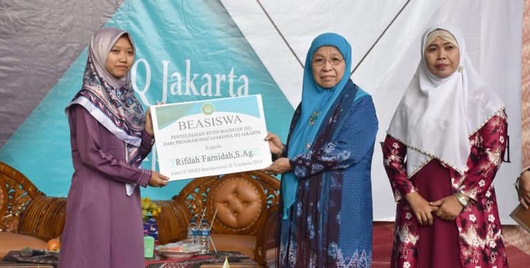 Beasiswa PPs IIQ Jakarta untuk Rifdah Farnidah, S.Ag