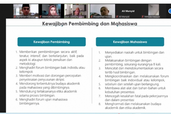 Realisasi Agenda Kelas Menulis Skripsi Bagian IV Dema Fakultas Tarbiyah