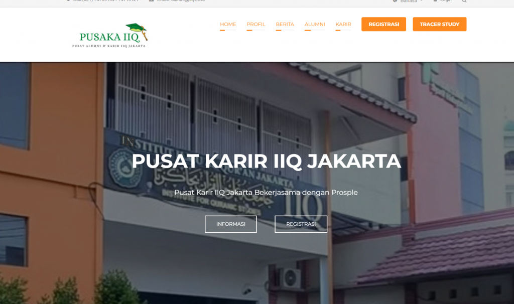 Optimalkan Bentuk Perhatian Kampus, IIQ Jakarta Launching Website Pusat Alumni Dan Karir