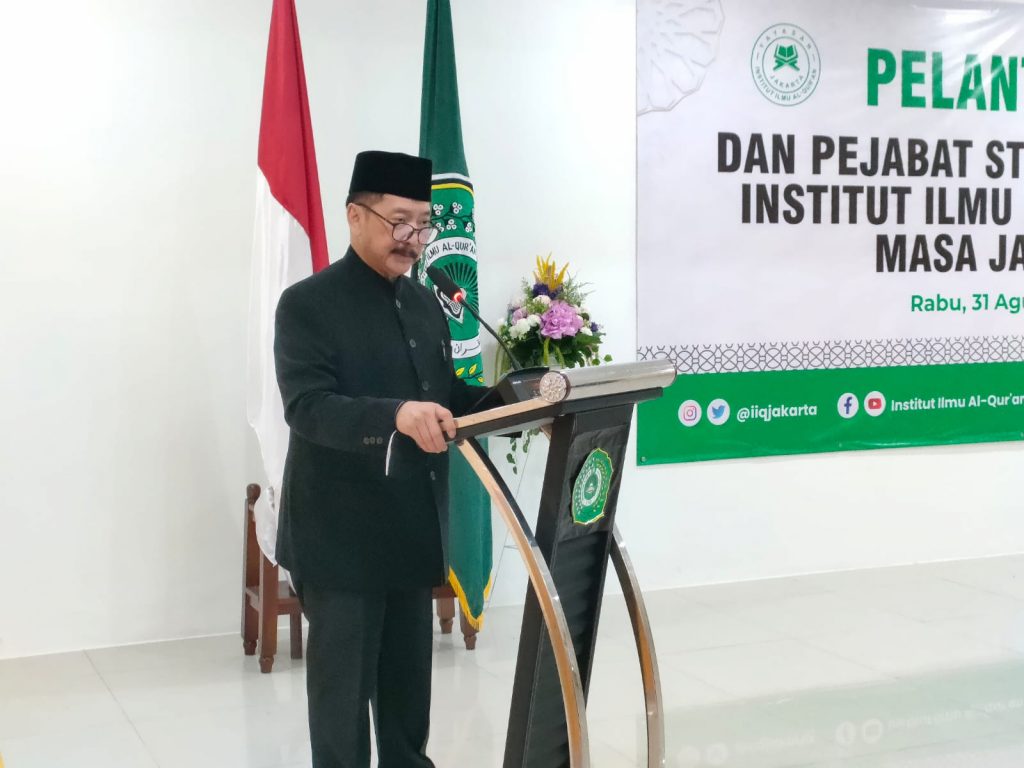 Lantik Rektor Baru, Ini Harapan Ketum Yayasan IIQ Jakarta