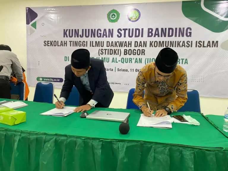 Prodi KPI IIQ Jakarta Terima Kunjungan dari STIDKI Bogor, Teken MoU