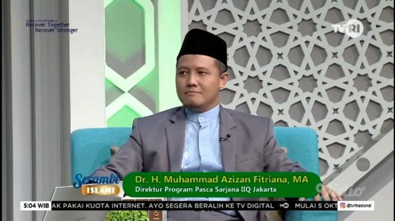 Direktur PPs IIQ Jakarta Menjadi Narasumber Serambi Islami TVRI