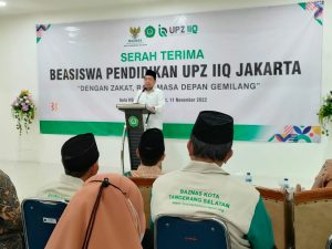 Unit Pelayanan Zakat (UPZ) IIQ Jakarta Serahkan Dana Program Beasiswa