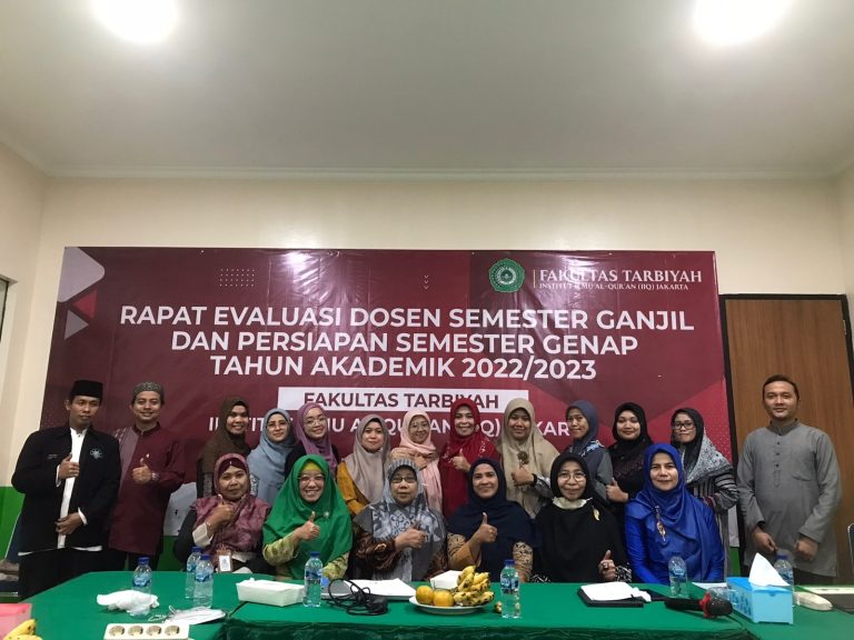 Fakultas Tarbiyah Melaksanakan Rapat Evaluasi Dosen dan Persiapan Mengajar Semester Genap Tahun Akademik 2022/2023