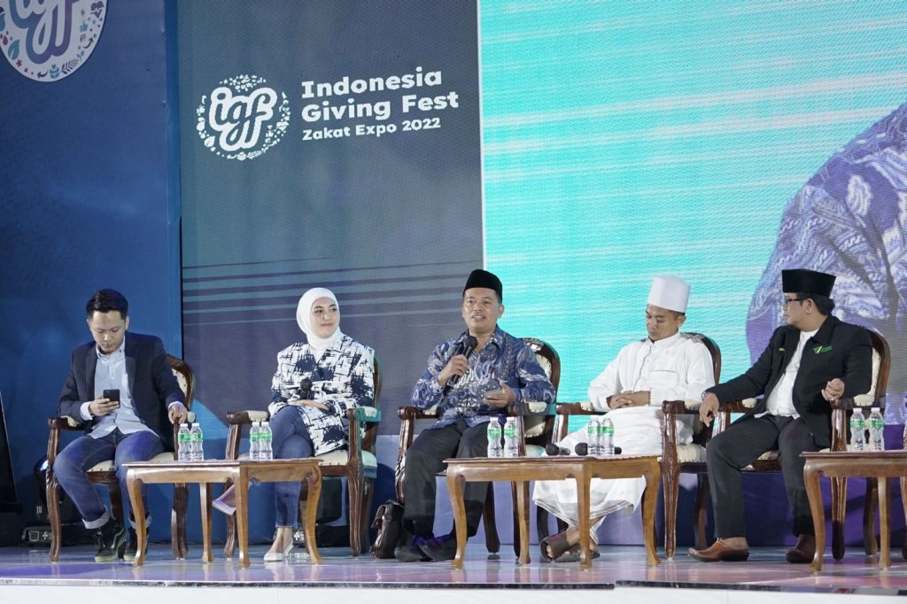 Dosen Zakat IIQ Jakarta jadi Pembicara Mewakili Akademisi Zakat diacara Indonesia Giving Fest (IGF) Zakat Fest 2022 di Jakarta