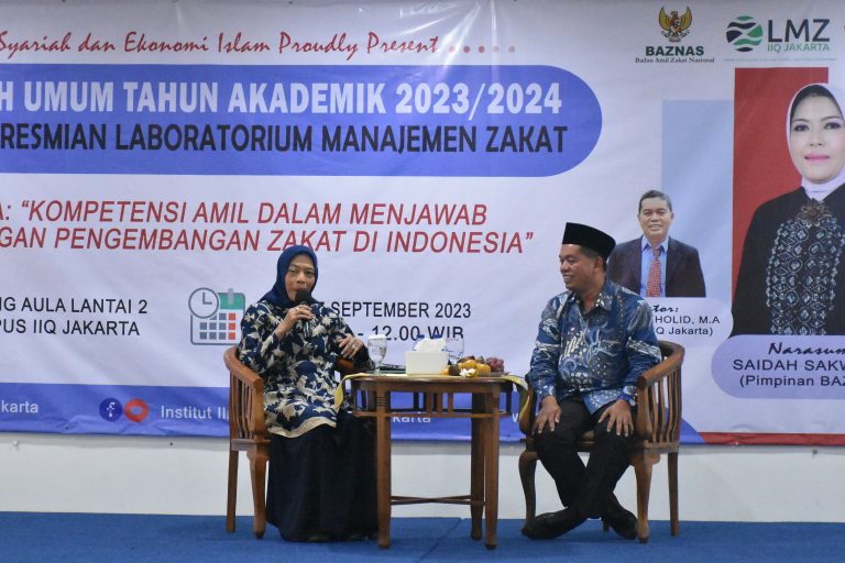 Pimpinan BAZNAS RI Hadir Isi Kuliah Umum dan Resmikan Laboratorium Zakat di IIQ