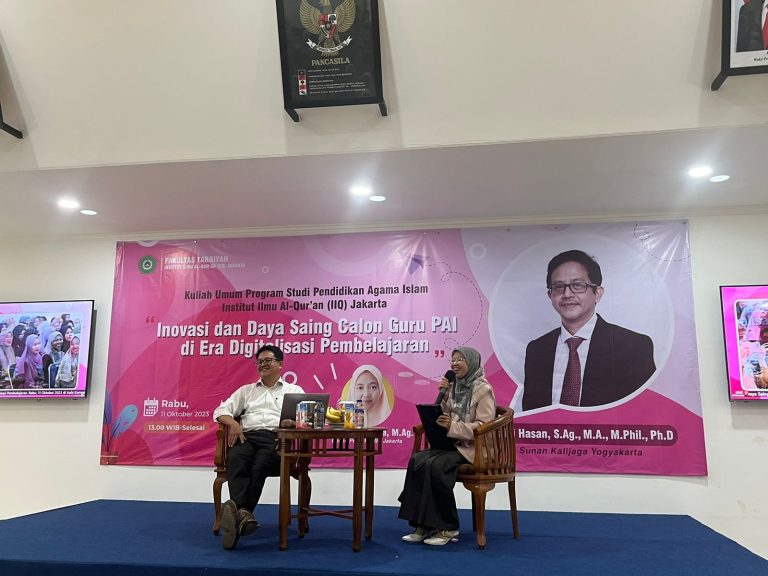 Kuliah Umum PAI IIQ Jakarta: Prof. Noorhaidi Hasan, M.A., M.PHIL., Ph.D, Inovasi dan Daya Saing Calon Guru PAI di Era Pembelajaran Digital