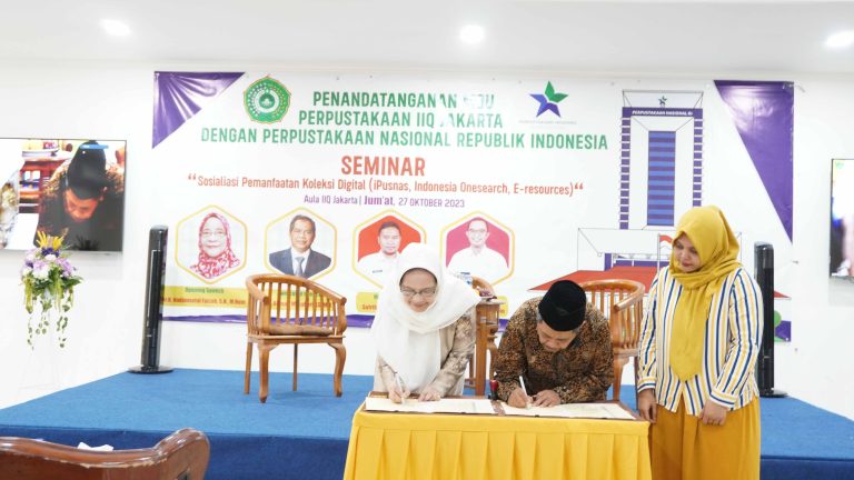 IIQ Jakarta Lakukan Sosialisasi Pemanfaatan Koleksi Digital Perpustakaan Nasional Republik Indonesia
