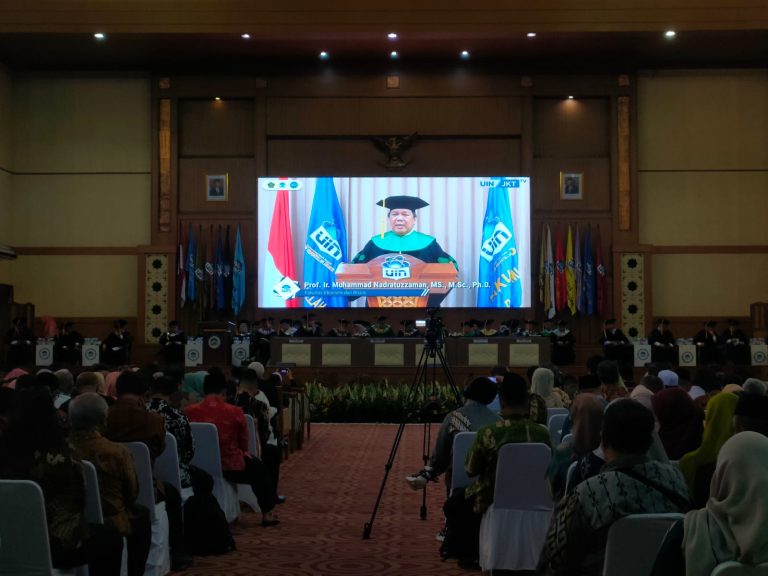 Selamat, Prof. Ir. Muh. Nadratuzzaman Hosen dikukuhkan sebagai Guru Besar Ilmu Ekonomi Islam