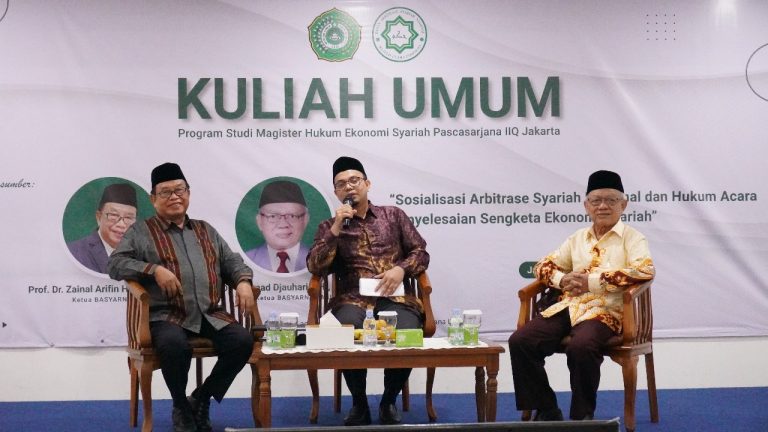 Prodi HES Pascasarjana IIQ Jakarta Gelar Kuliah Umum Tentang Arbitrase Syariah dan Penyelesaian Sengketa Ekonomi Syariah