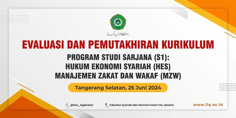 IIQ Jakarta Siap Cetak Sarjana Hukum Ekonomi Syariah dan Zakat Wakaf Berdaya Saing Global