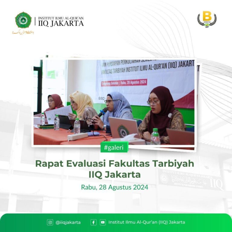 Fakultas Tarbiyah Melaksanakan Rapat Evaluasi Tridarma Dosen Semester Genap dan Persiapan Mengajar  Semester Ganjil Tahun Akademik 2024/2025