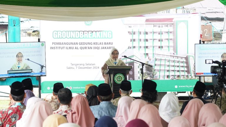 IIQ Jakarta Lakukan Peletakan Batu Pertama untuk Bangun Gedung Kelas Pesantren Takhasus