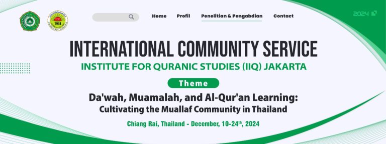 IIQ Jakarta Laksanakan Program Pengabdian kepada Masyarakat di Chiang Rai, Thailand Utara