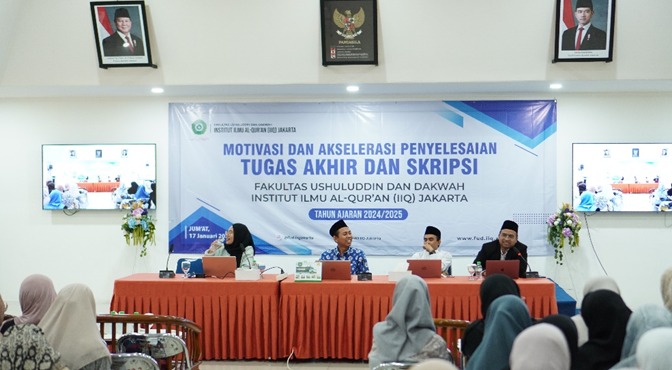 MOTIVASI DAN AKSLERASI PENYELESAIAN TUGAS AKHIR DAN SKRIPSI FAKULTAS USHULUDDIN DAN DAKWAH IIQ JAKARTA