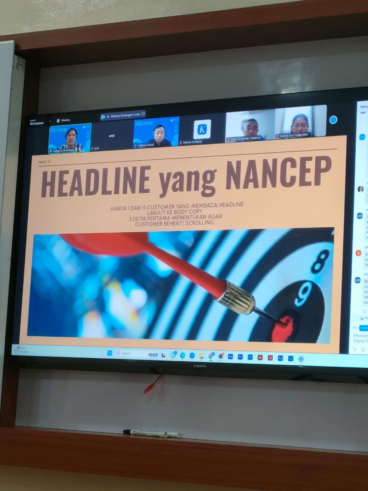 Humas IIQ Jakarta Ikuti Pelatihan Creative Copywriting Bersama Harian Kompas