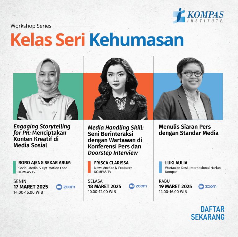 Workshop Series Kehumasan Bersama Kompas Institute