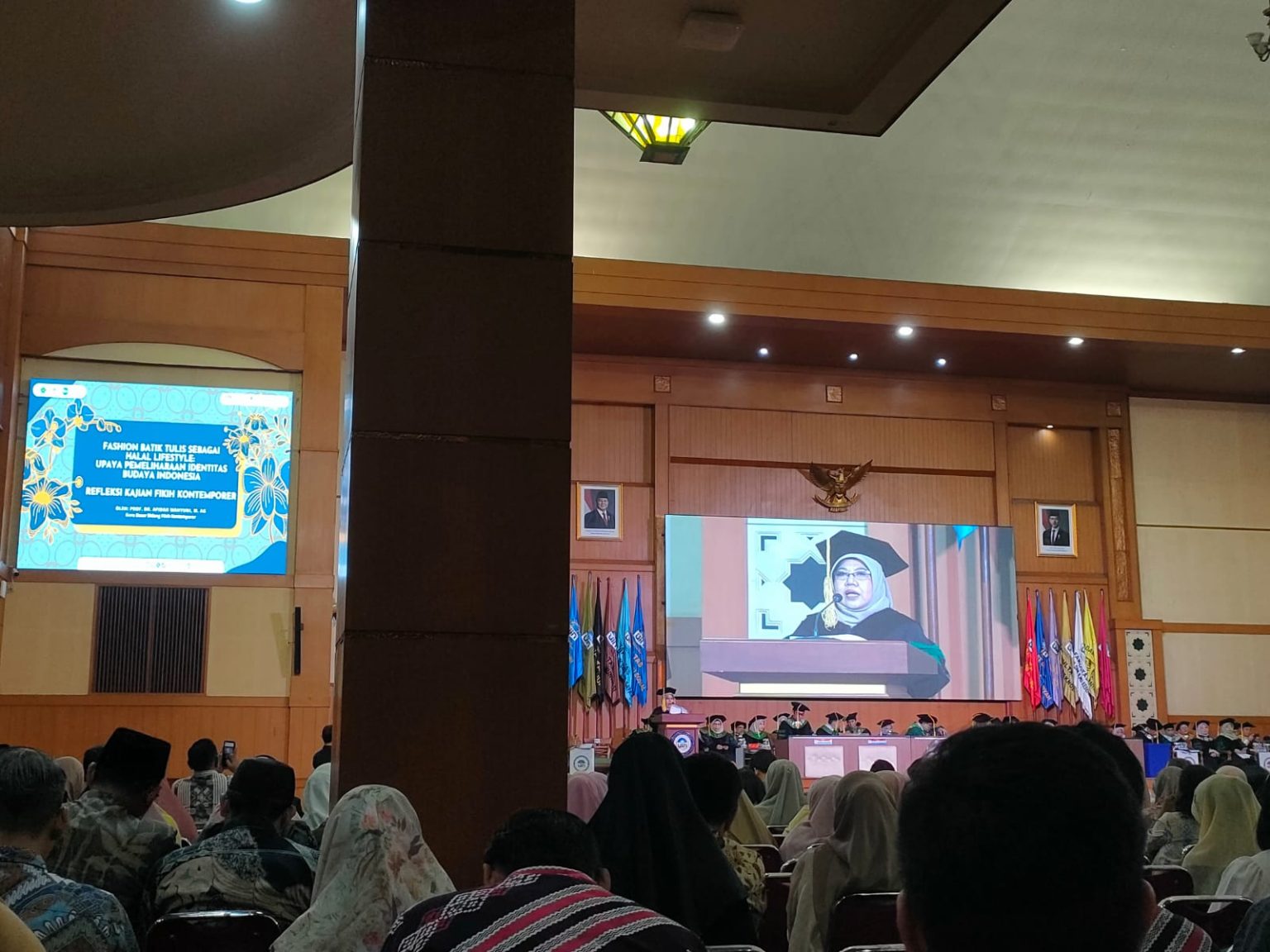 Rektor IIQ Jakarta Hadiri Pengukuhan Guru Besar Prof Afidah Wahyuni di UIN Syarif Hidayatullah Jakarta