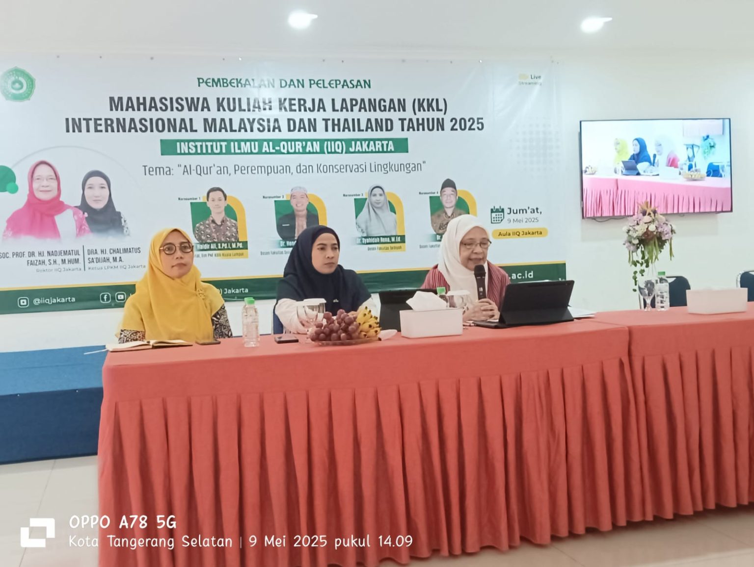 Pembekalan dan Pelepasan KKL Internasional IIQ Jakarta 2025