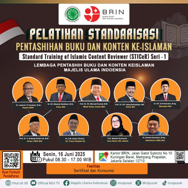 Pelatihan Standarisasi Pentashihan Buku dan Konten Ke-Islaman Seri I