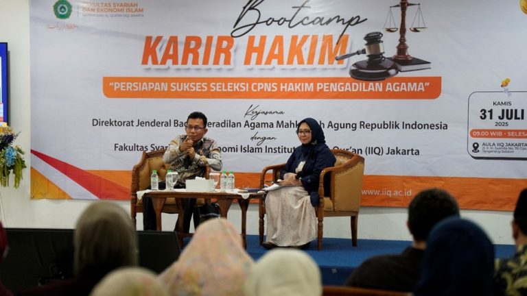 Fakultas Syariah IIQ Jakarta Gelar Bootcamp Karir Hakim Syariah Bersama Badilag MA RI