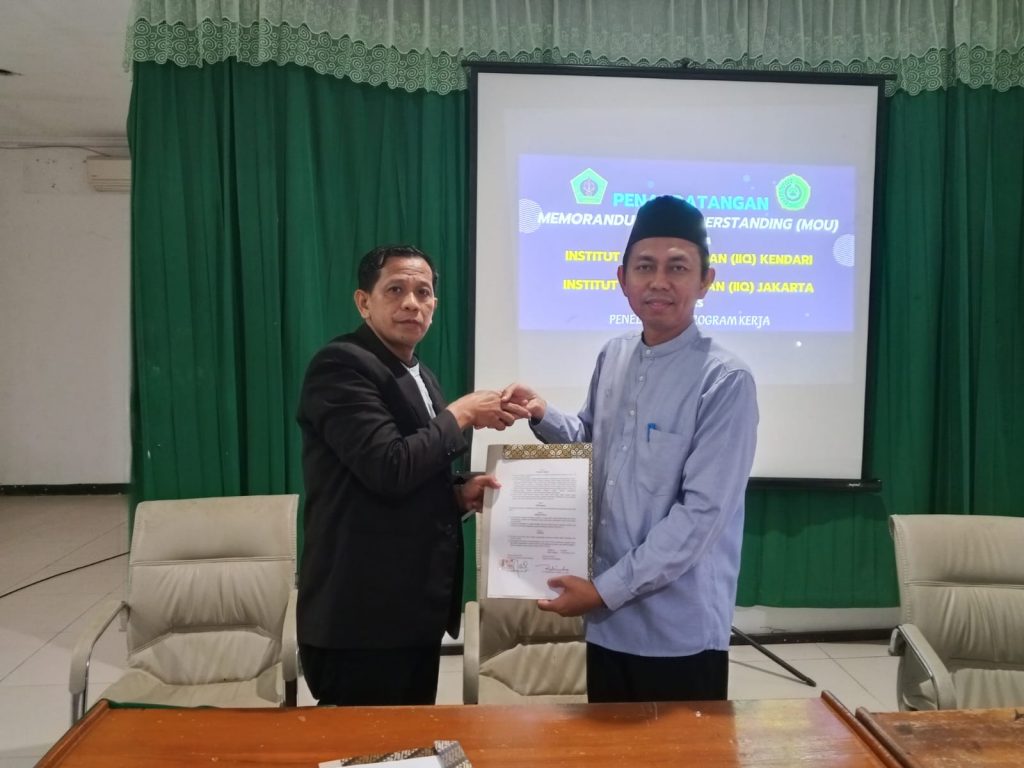 Sinergi Keilmuan Al-Qur’an: IIQ Kendari Teken MoU dengan IIQ Jakarta