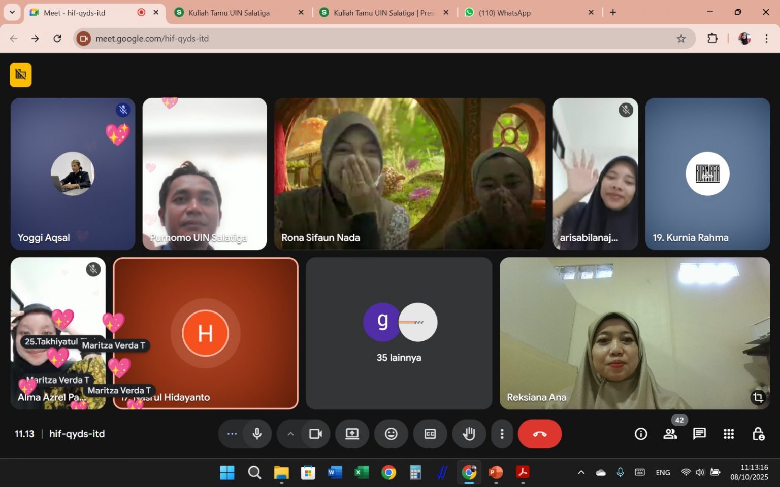 Prodi PAI IIQ Jakarta Menyelenggarakan Kegiatan Dosen Tamu, sebagai Realisasi Kerja Sama dengan Universitas Wahid Hasyim Semarang (UNWAHAS)