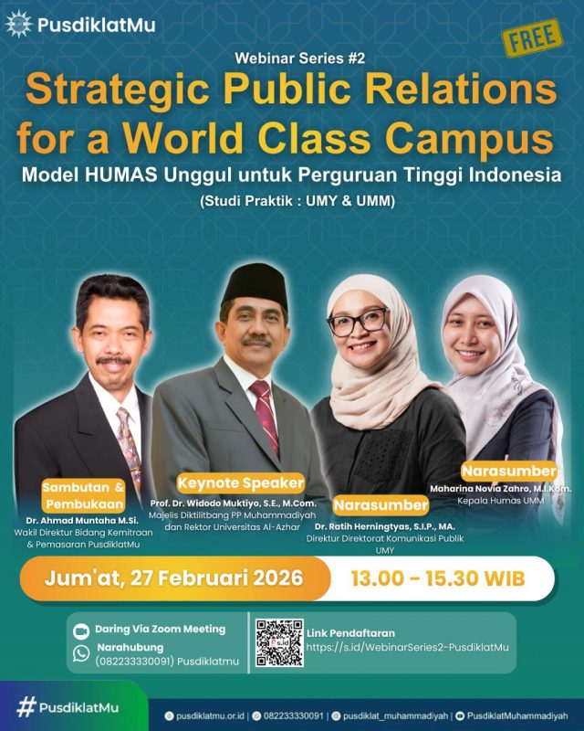 Humas dan Civitas Akademika IIQ Jakarta Ikuti Webinar Strategi Public Relations Menuju Kampus Berkelas Dunia
