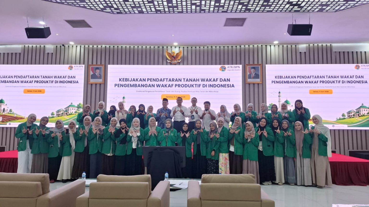 Perluas Wawasan Wakaf, Mahasiswa FSEI IIQ Jakarta Belajar Langsung ke Jantung Kebijakan Pertanahan Nasional