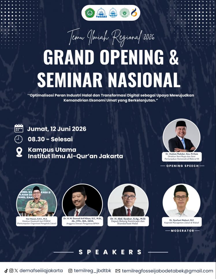 IIQ Jakarta Tuan Rumah TEMILREG 2026, Perkuat Industri Halal dan Transformasi Digital