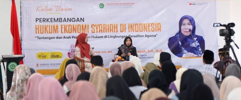 Kuliah Umum FSEI IIQ Jakarta: Menelusuri Evolusi Hukum Ekonomi Syariah di Peradilan Agama