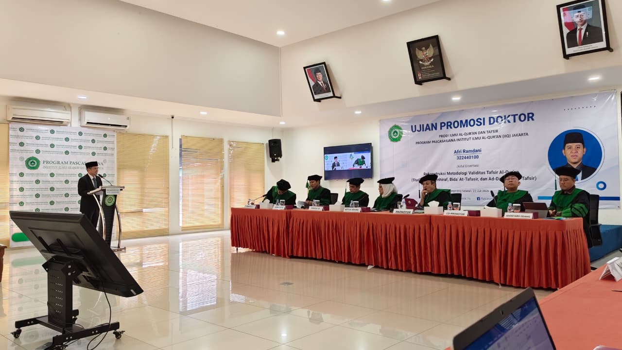 Perkaya Khazanah Tafsir Kontemporer, Pascasarjana IIQ Jakarta Sukses Gelar Dua Sidang Promosi Doktor