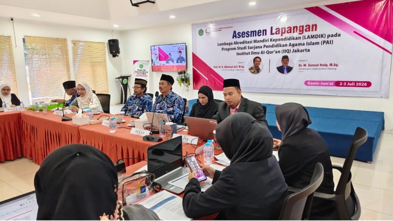 Prodi PAI Fakultas Tarbiyah IIQ Jakarta Jalani Asesmen Lapangan LAMDIK 3.0