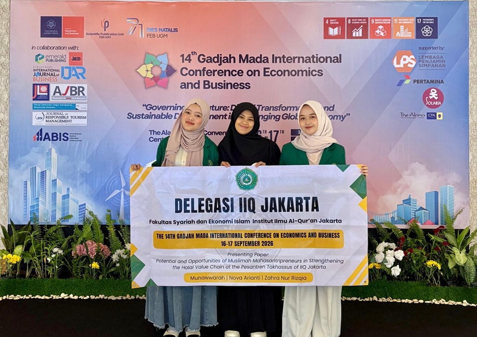 Tiga Mahasiswa HES IIQ Jakarta Tampil di GAMAICEB 2026, Bawa Kajian Muslimah Mahasantripreneur ke Forum Internasional