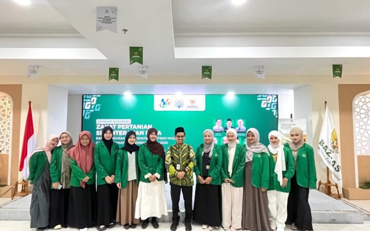 Mahasiswa MZW IIQ Jakarta Hadiri Seminar Nasional BAZNAS RI: Kulik Potensi Besar Zakat Pertanian untuk Kesejahteraan Desa
